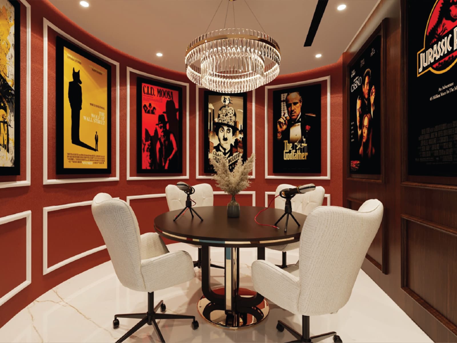 Podcast Studio – Red Room