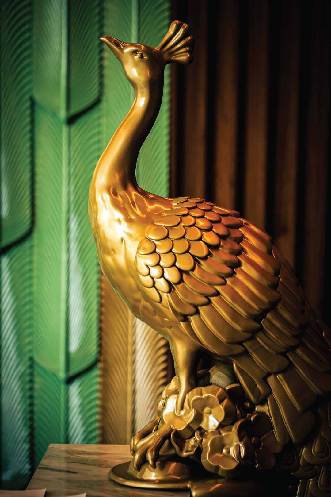 Neera peacock sculpture